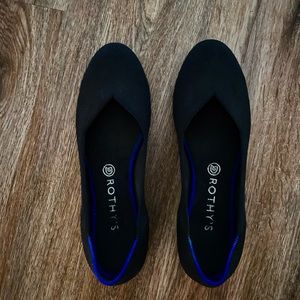 Rothy’s Black Rounded Toe Flats size 10.5